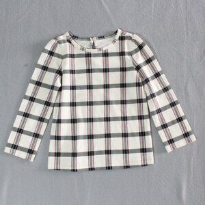 Wonder Nation Toddler Plaid Long Sleeve Top 4T Excellent Condition